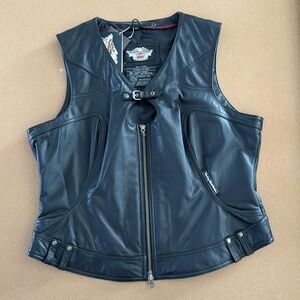 { Harley-Davidson } - Rendezvous Leather Moto Vest